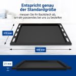 Backblech Bosch 00666902 Kuchenblech 440x370x21mm für Backofen Herd – Bild 3