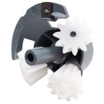 Antrieb Bosch 00177509 mit Kegelrädern und Metallring für Küchenmaschine – Bild 4