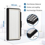 Hepa Filter wie Bosch 00579496 Abluftfilterkassette BBZ154HF für Staubsauger