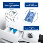 Saugheber 2 Stk Bosch 00637029 für Waschmitteleinspülschale in Waschmaschine – Bild 3