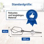 Rührbesen Set 2 Stück wie Krups SS-192926 für Handmixer – Bild 4