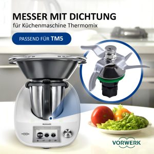 Mixmesser wie Vorwerk Thermomix TM5 Ersatz für Küchenmaschine TM5