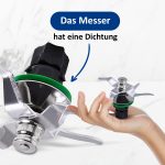 Mixmesser wie Vorwerk Thermomix TM5 Ersatz für Küchenmaschine TM5