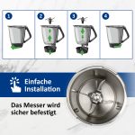 Mixmesser wie Vorwerk Thermomix TM5 Ersatz für Küchenmaschine TM5