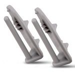 Laufschienenanschlag Set 2x wie Beko 1880580400 hinten für Geschirrspüler