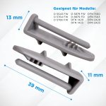 Laufschienenanschlag Set 2 Stück wie Beko 1880580400 für Geschirrspüler