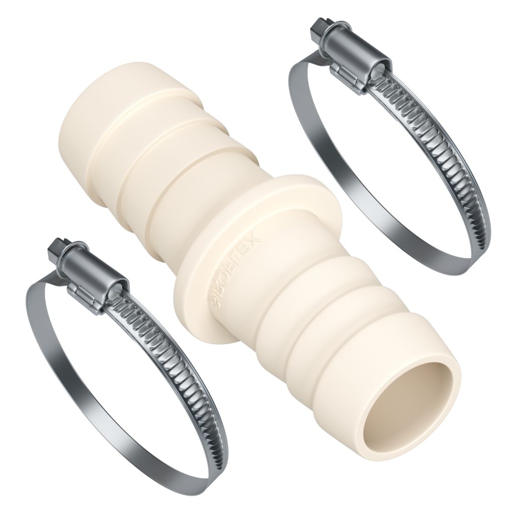 Gogogmee 2 Stück Rohrschelle Klemme Für Rollstuhl – Verbindungsstück Aus Aluminium, 46x35x25 Mm, Einfache Montage – Für Stockhalter Und Schlauchbefestigung