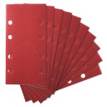 Haftschleifstreifen 10x wie Wolfcraft 5801000 K180 93x185mm für Schwingschleifer
