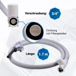 Zulaufschlauch Aquastop wie AEG 1115765024 1,7m für Geschirrspüler