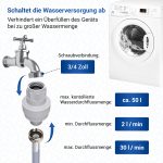 Sicherheitsventil Aquastop für Zulaufschlauch Waschmaschine Spülmaschine – Bild 3