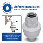 Sicherheitsventil Aquastop für Zulaufschlauch Waschmaschine Spülmaschine – Bild 4
