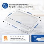Glasplatte wie AEG Electrolux 225153106/3 475x305mm für Kühlschrank – Bild 5