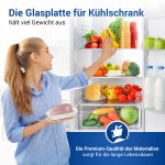 Glasplatte wie AEG Electrolux 225153106/3 475x305mm für Kühlschrank – Bild 7