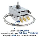 Thermostat wie Whirlpool 481228238084 Ranco K59-S1899/500 für Kühlschrank