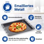 Backblech Bosch 00574912 465x375x39mm emailliert universell für Backofen – Bild 3