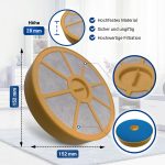 Motorschutzfilter Dyson 905401-01 gelb rund 153mmØ für DC05 DC08 Staubsauger – Bild 3
