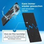 Schaumfilter 2Stk kompatibel mit Whirlpool 481010716911 230x115mm für Trockner