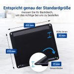 Backblech Set wie AEG 342398102 mit 2 Silikon Ofenhandschuhe für Backofen