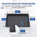 Set Backblech wie Bosch 00359609 430x365mm mit 2 Silikon Ofenhandschuhe