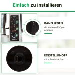 Knebel wie Vorwerk Drehknopf schwarz für Thermomix® Küchenmaschine
