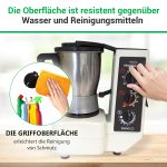 Knebel wie Vorwerk Drehknopf schwarz für Thermomix® Küchenmaschine