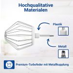 Rührbesen wie Bosch 00650543 Quirl mit 8 Drähten für MUM Küchenmaschine – Bild 3