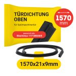 Türdichtung wie Electrolux 117126545/5 dreiseitig 1570mm oben für Geschirrspüler
