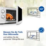 Drehteller wie Whirlpool 481946678348 Glasteller 360mmØ für Mikrowelle