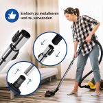 Teleskoprohr passend wie Miele 10615280 35mm Rohr-Ø Einrastsystem für Staubsauger – Bild 8