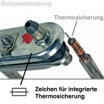 Heizelement Samsung DC47-00006V mit Thermosicherung 2000W 230V für Waschmaschine