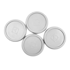 Schwingungsdämpfersatz 4x Electrolux 902979228/1 rund weiß für Waschmaschine