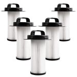 Filterzylinder Set 5x wie Philips 432200524860 für Staubsauger FC6083 FC6085