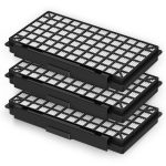 Abluftfilterkassette Set 3 Stück wie Bosch 00579496 für Staubsauger