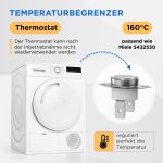 Temperaturbegrenzer 160°C wie Miele 5432530 5432531 für Trockner