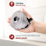 Motor wie Vorwerk 750W für Kobold VK130 VK131 Handstaubsauger