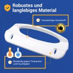 Türgriff wie Electrolux 2061766024 weiß 186x30x78mm für Kühlschrank Gefrierschrank – Bild 4