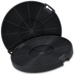 Kohlefilter 2 Stk wie AEG 405509371/2 EFF75 rund 155mmØ für Dunstabzugshaube