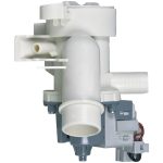 Ablaufpumpe wie Hoover 41018403 mit Pumpenkopf und Sieb für Waschmaschine