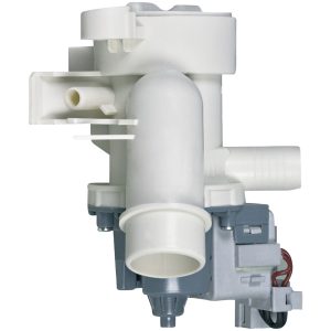 Ablaufpumpe wie Hoover 41018403 mit Pumpenkopf und Sieb für Waschmaschine