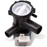 Ablaufpumpe wie Bosch 00144978 mit Kopf und Sieb 30 Watt für Waschmaschine