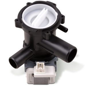 Ablaufpumpe wie Bosch 00144978 mit Kopf und Sieb 30 Watt für Waschmaschine