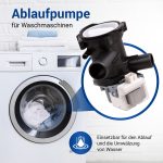 Ablaufpumpe wie Bosch 00144978 mit Kopf und Sieb 30 Watt für Waschmaschine – Bild 2