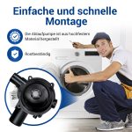 Ablaufpumpe wie Bosch 00144978 mit Kopf und Sieb 30 Watt für Waschmaschine – Bild 3
