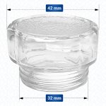 Lampenabdeckung 42mmØ Whirlpool 481010646361 Glaskalotte für Backofen – Bild 2