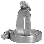 Schlauchschelle Set 2x Klemme 25-40mmØ W2 Chromstahl für Waschmaschine