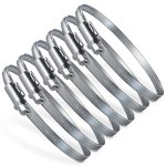 Schlauchschelle Set 6x 110-130mmØ für 125er Abluftschlauch in Dunstabzugshaube