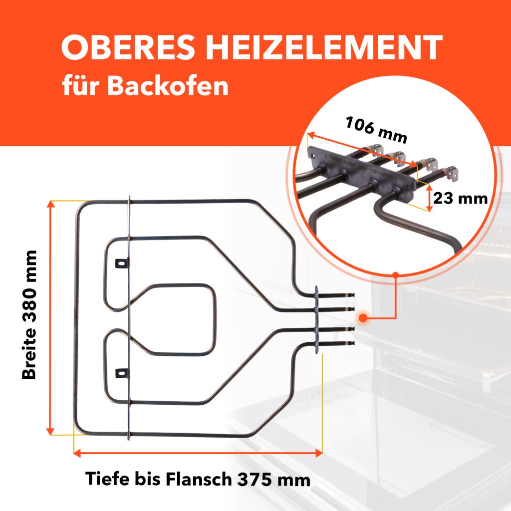 Heizelement Für Siemens Herd - Oberes Grill-Heizelement 2800W