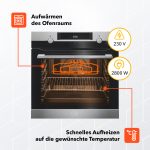 Heizelement oben kompatibel mit Siemens 00471375 Heizung für Backofen