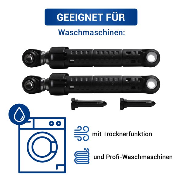 Stoßdämpfer Set 2 Stück wie Bosch 00448032 Suspa 90N für Waschmaschine