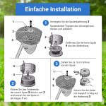 Fadenspule passend wie Bosch F016800175 für ART 23/26/30 Rasentrimmer